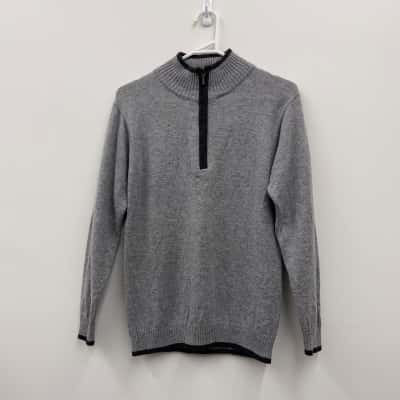 'WOOLOVERS' 1/4 Zip Long Sleeve 