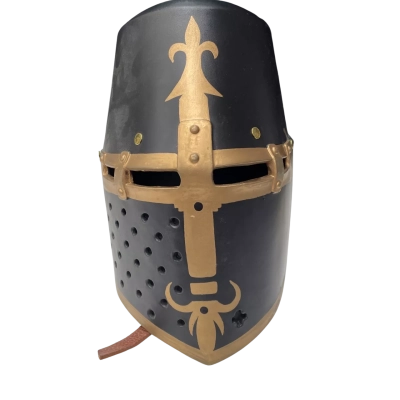 Replica resin mediaeval Crusader helmet
