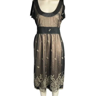 Diana Ferrari Size 16 Women's Cocktail Black Dress 