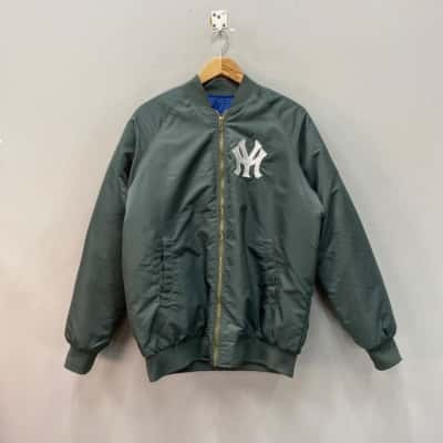 Luybaidun  Mens  Size XL NY Bomber Khaki (Large logo on back)