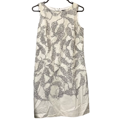 Trent Nathan Womens  Size 10 Floral Dress Cream 
