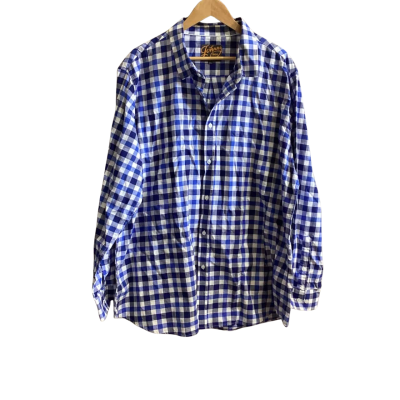 Johnny Bigg Mens  Size XXXXL Checked Shirt Blue / Checked 