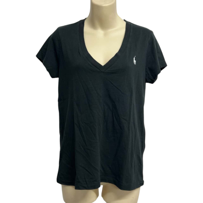 Polo Ralph Lauren Womens Size S Black Top  