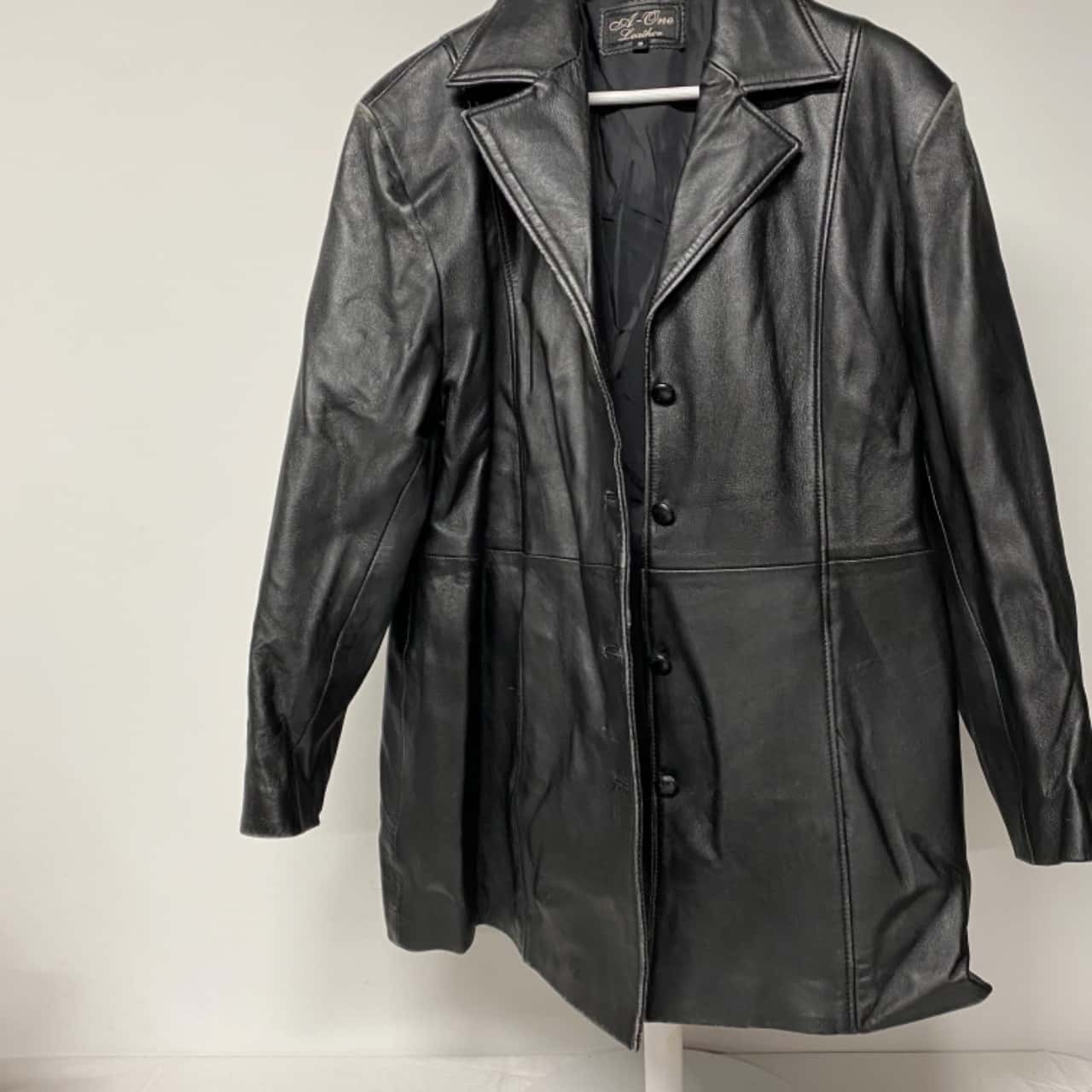 leather jacket size 18