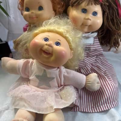 3 Cabbage patch kids dolls bundle