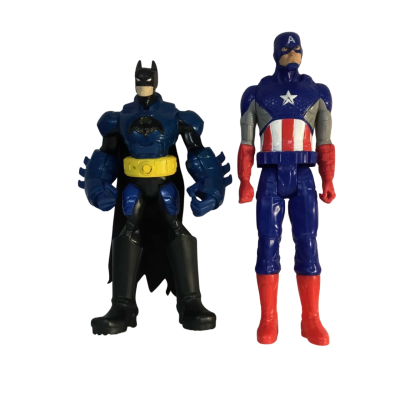 Batman and Captain America Action Figures