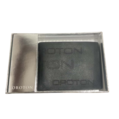 Mens Oroton Bridge - 8 CC Black Wallet