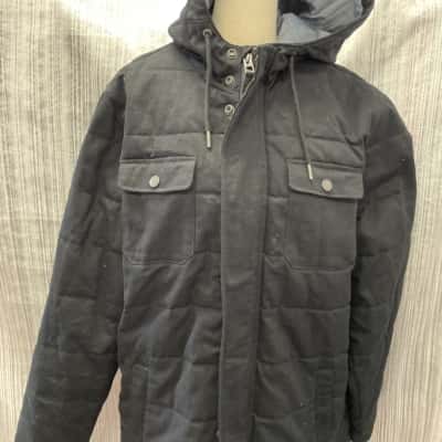 NEW WITH TAGS rrp $129.99 Jeanswest Mens  Size XL Hood Jacket Black  