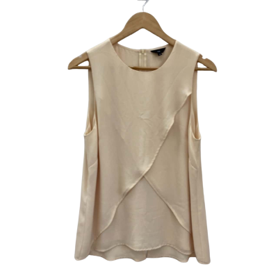 Cue Womens  Size 12 Sleeveless Top Yellow 