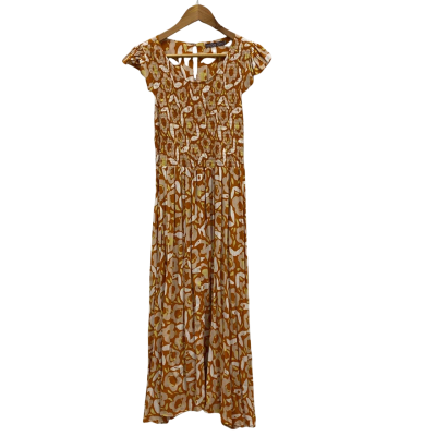 Mister Zimi Women's Dress With Pockets Size 10 Floral / Orange 