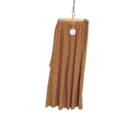 Petal + Pup Rust Pattern wide leg pants Women's size 12