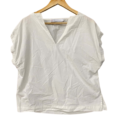 Zoe Kratzmann Womens Size 0 White Cotton Blouse 