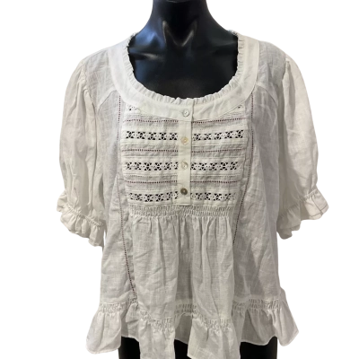 Iris maxi  Size 14 Blouse White 