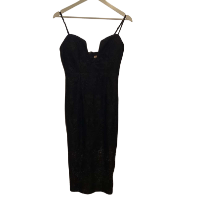 Blossom Womens  Size 10 Casual Dress Black  