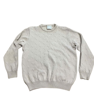 Retro Toorallie Merino Wool Jumper Size M Beige 