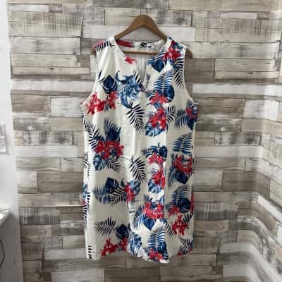 W. Lane Womens  Size 20 Blue / Multicoloured / Red / White 