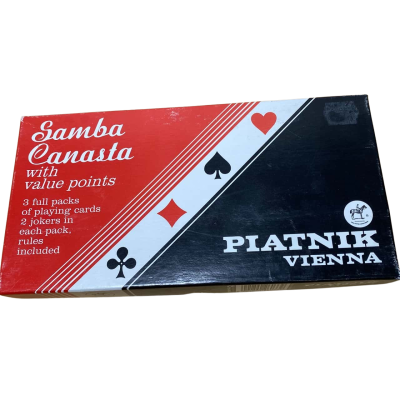  Piatnik Samba Canasta with Value Points 