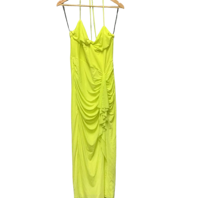 Showpo Womens  Size 12 Maxi Dress Light Lime in colour