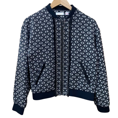 Sass & Bide Black/White Studded Jacket Size 6