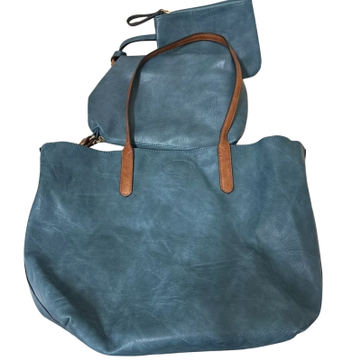  Womens Handbag Set Blue 