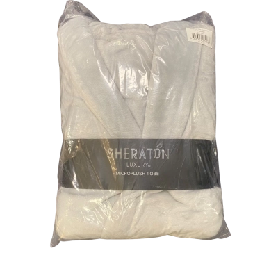BNIB Sheraton Luxury Bathrobe Silver 