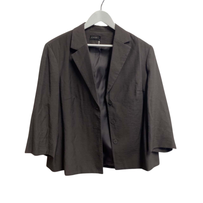 KAMIKO Womens  Size 18 Open Jacket Brown 