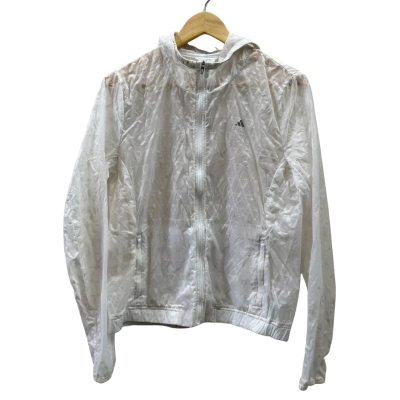 Adidas Mens Size 100 White Sheer Jacket 