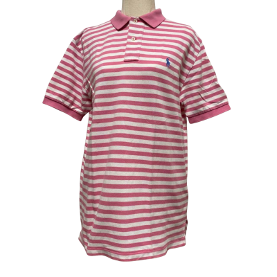 Polo Ralph Lauren Womens  Size S Polo Pink  / Striped / White 
