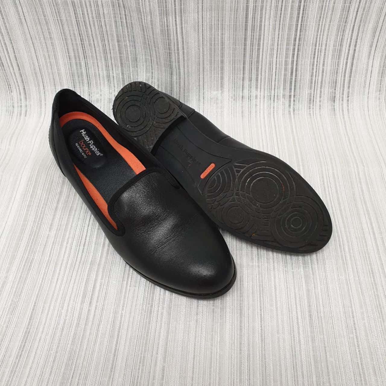 Hush Puppies The Albert Style Black Supersoft Leather Loafer Superior ...