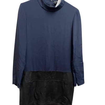 Theory Womens  Size 8 Shift Dress Black  / Navy Blue 