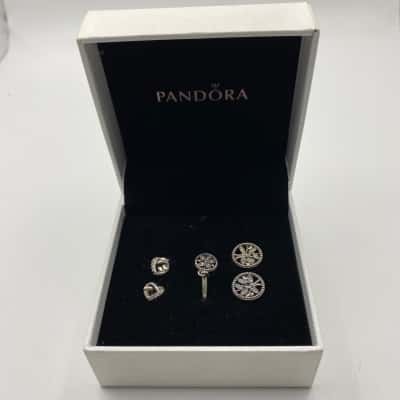 Pandora Women’s Earrings / Ring Silver 