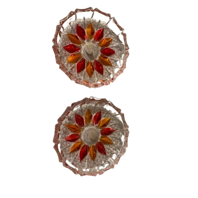 Vintage Glass Ashtrays From Japan