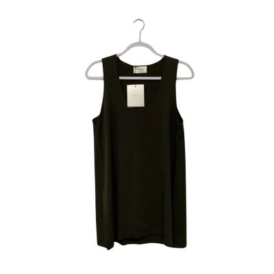 BNWT Dissh Ray Forest Scoop Longline Top Size M Green RRP$149.99