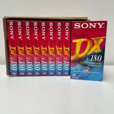 Sony super DXE180 VHS tapes x9