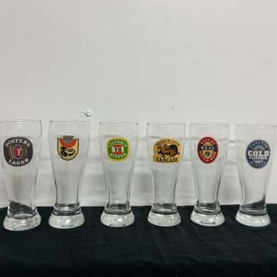 Collection of Vintage Style Beer Glasses (6)