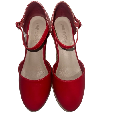 I ❤️ Billy Size 40 Platforms Red 