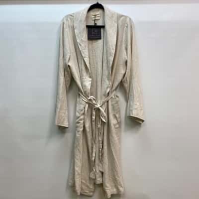 HOMELOVE Oatmeal Linen Robe Size M/L