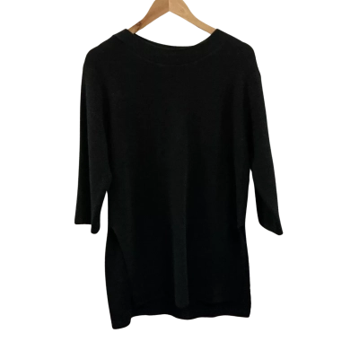 City Chic Womens  Size XS Long Sleeve Top Black 