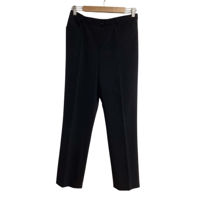 Basler Womens  Size 40 Black  Polyester Full length Pants 