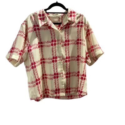 Uniqlo Womens  Size XL Blouse Cream / Pink  