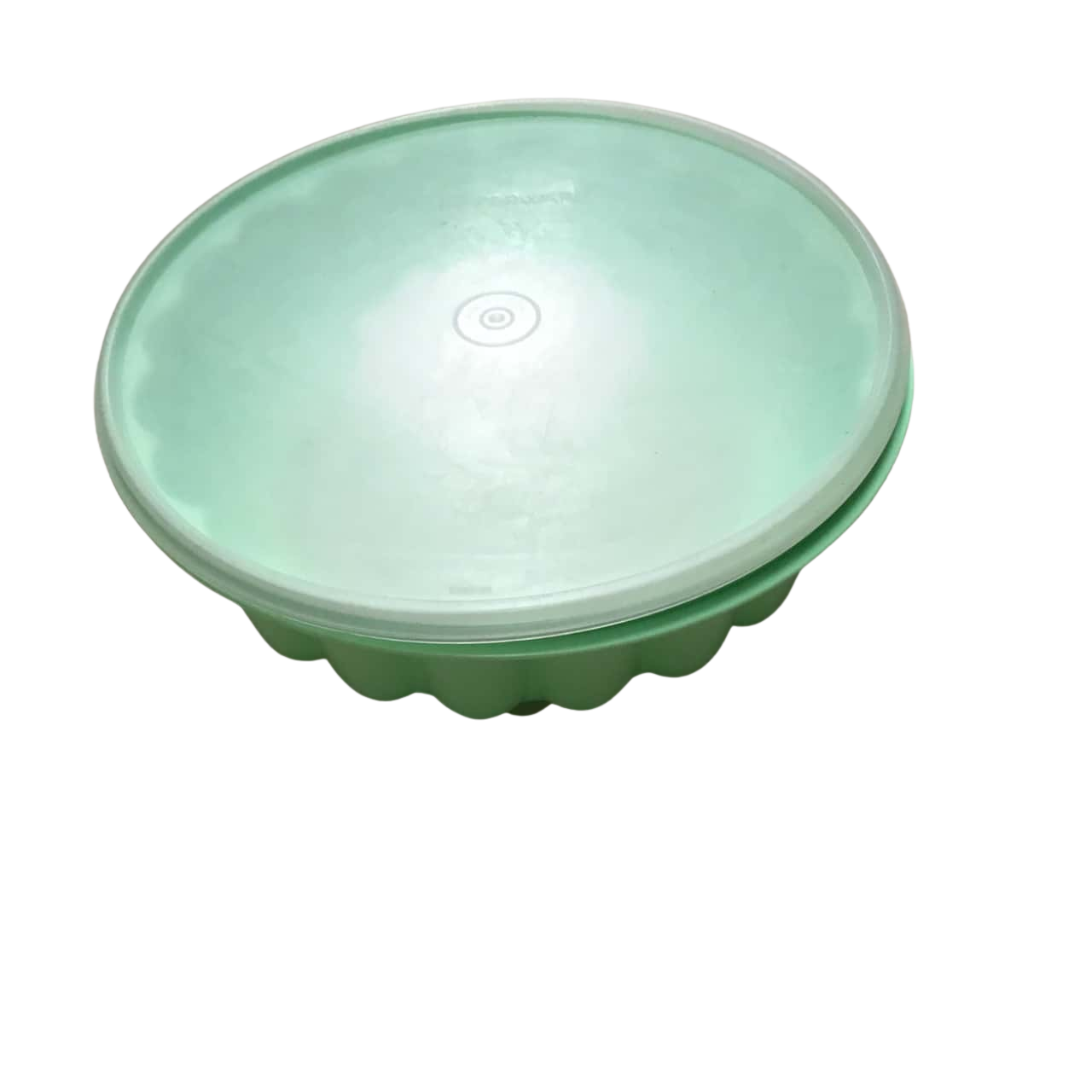 Vintage Tupperware Green Three Piece Jelly Mold Container(s)