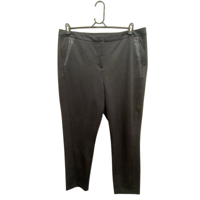Jacqui-E Womens  Size 18 Straight Leg Pants Black  