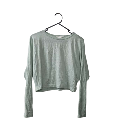 Glassons Women's Size 8 Cropped Long Sleeve Top in Spearmint