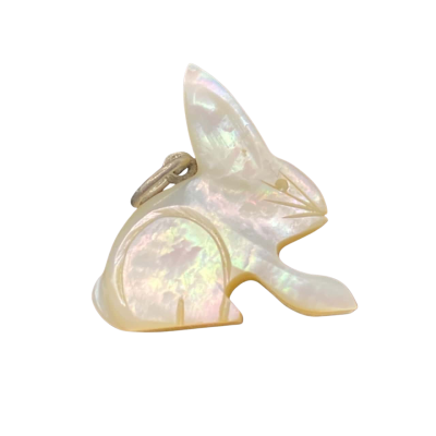 Womens Pendant Other / White - Rabbit pendant 