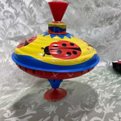 Vintage Tin Spinning Top