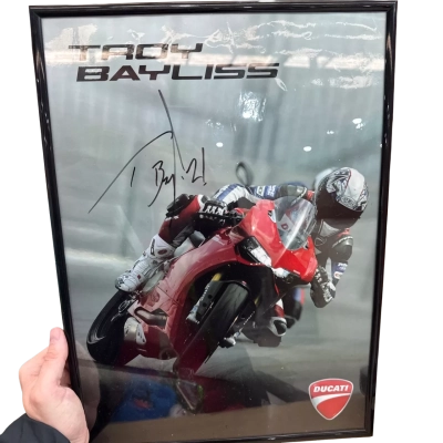 Troy Bayliss Picture Frame Signed