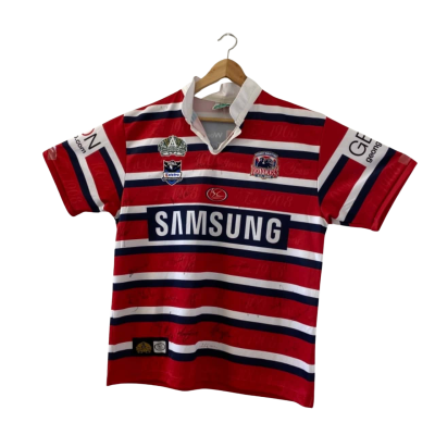 Sydney Roosters ISC Centenary Of Rugby League 100 Years NRL Players Autograph Size XL Heritage Jersey