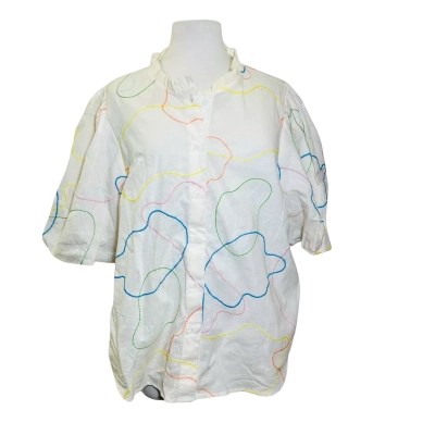 GORMAN Size 20 Blouse Off White