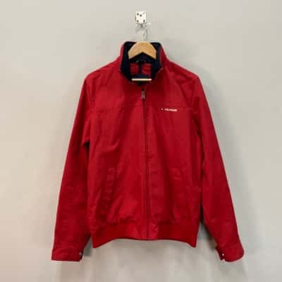 Tommy Hilfiger Mens  Size S Hooded Yacht Jacket Blue / Red 