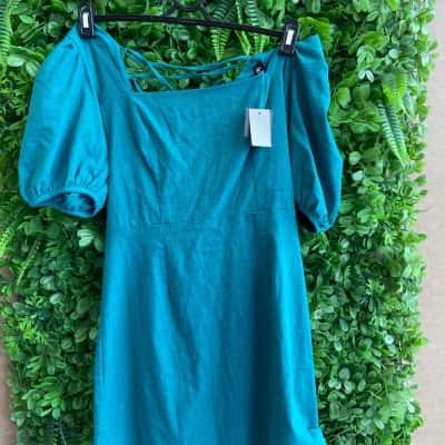 Dotti Womens  Size 10 Casual Dress Blue